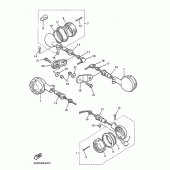 Схема вузла: Поворотники Yamaha VMX12 V-MAX