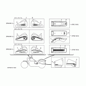 Схема узла: Эмблема 4 (5KP4) Yamaha XVS400 Drag Star