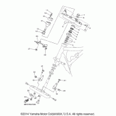 Схема вузла: Рульовий механізм Yamaha XVS650 V-Star Custom