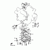 Схема вузла: Фільтр масляний Yamaha XVZ1300 Royal Star Tour Deluxe
