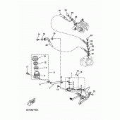 Схема вузла: Задній гальмівний циліндр Yamaha MT125 MT-125 (ABS)