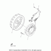 Схема вузла: Генератор Yamaha XVS1300 V-Star Tourer
