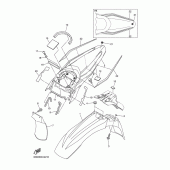 Схема вузла: Крило Yamaha WR250 WR250X