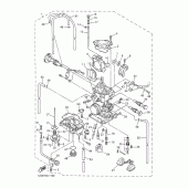 Схема узла: Карбюратор Yamaha YZ426F