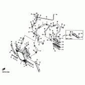 Схема узла: Патрубки системы охлаждения Yamaha XVZ1300 Royal Star Tour Classic