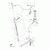 Схема вузла: Задній гальмівний циліндр Yamaha YZF-R1 R1 RaceBase