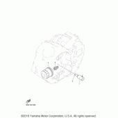 Схема вузла: Фільтр масляний Yamaha XVS1300 V-Star Deluxe