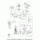 Схема узла: Топливный бак Yamaha FZ6 FZ6R