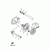 Схема вузла: Привід стартера Yamaha XT225 XT225