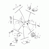 Схема вузла: Електроустаткування 1 Yamaha WR250 WR250R