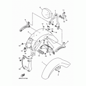 Схема узла: Крыло Yamaha XV1700 Road Star Silverado S