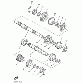 Схема вузла: Трансмісія Yamaha VMX12 V-MAX