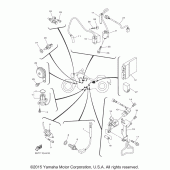 Схема узла: Электрооборудование 1 Yamaha XVS950 V-Star