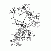 Схема вузла: Впускна система Yamaha MT01 MT-01