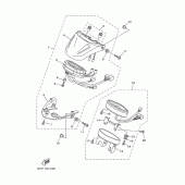 Схема узла: Панель приборов Yamaha XV1700 Road Star Warrior