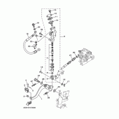 Схема вузла: Задній гальмівний циліндр Yamaha XT250 Serow