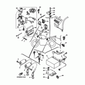 Схема вузла: Електроустаткування 1 Yamaha TDM900