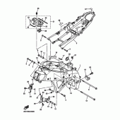 Схема вузла: Рама Yamaha YZF-R6/YZF600 R6 RaceBase