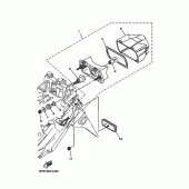 Схема вузла: Задний фонарь (Стоп-сигнал) Yamaha TDM900