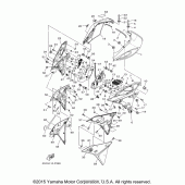 Схема вузла: Облицювальні елементи Yamaha FJ09 FJ-09