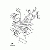 Схема узла: Рама Yamaha FZX250 ZEAL