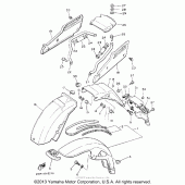 Схема вузла: Крило Yamaha XVZ1300 Venture Royale