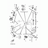 Схема вузла: Електроустаткування 2 Yamaha YZF-R125