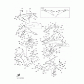 Схема узла: Облицовочные элементы 2 Yamaha YZF-R6/ YZF600 R6
