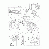 Схема узла: Топливный бак Yamaha YZF-R1 R1 RaceBase