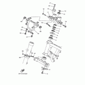 Схема узла: Рулевой механизм Yamaha XG250 TRICKER