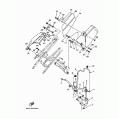 Схема вузла: Бічна кришка Yamaha XTZ1200 Super Tenere ES