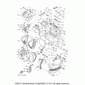 Схема узла: Боковая крышка Yamaha XV1900 Raider SCL