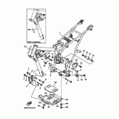 Схема вузла: Рама Yamaha TTR125 TT-R125