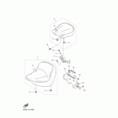 Схема узла: Сиденье Yamaha XVZ1300 Royal Star Venture S