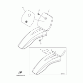 Схема вузла: Крило Yamaha TTR90 TT-R90