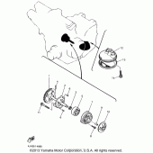 Схема узла: Масляный насос Yamaha YZF600R Thundercat