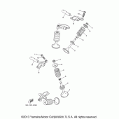 Схема вузла: Клапан Yamaha XVS1100 V-Star Midnight Custom