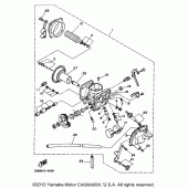 Схема узла: Карбюратор Yamaha XV250 Virago