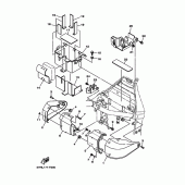 Схема узла: Боковая крышка Yamaha XV1700 Road Star