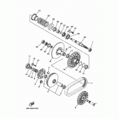 Схема вузла: Зчеплення 2 Yamaha XP500 T-MAX