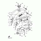 Схема узла: Топливный бак Yamaha FZS600 FAZER
