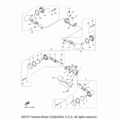 Схема вузла: Поворотники Yamaha XVS950 V-Star Tourer