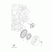 Схема вузла: Привід стартера Yamaha MT09/MTN850 MT-09
