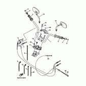 Схема узла: Руль и Тросики Yamaha YP250 Majesty