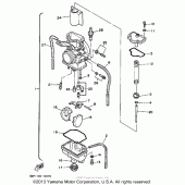 Схема узла: Карбюратор Yamaha WR250 WR250Z