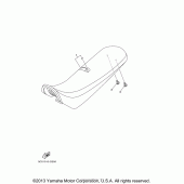 Схема узла: Сиденье Yamaha XT250 XT250