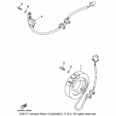 Схема узла: Генератор Yamaha XVS650 V-Star Custom