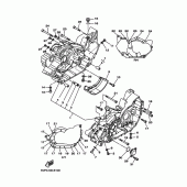 Схема узла: Картер двигателя Yamaha XV1700 Road Star