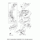 Схема вузла: Паливний бак Yamaha XVS650 V-Star Midnight Custom