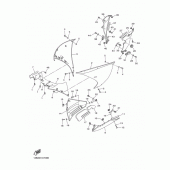 Схема узла: Капот двигателя и топливо Yamaha YZF-R1 R1 RaceBase